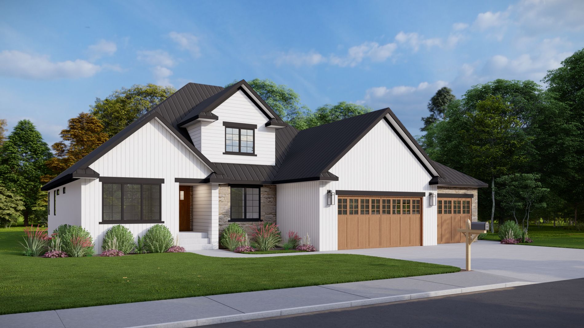 Cambridge One Story House Plan