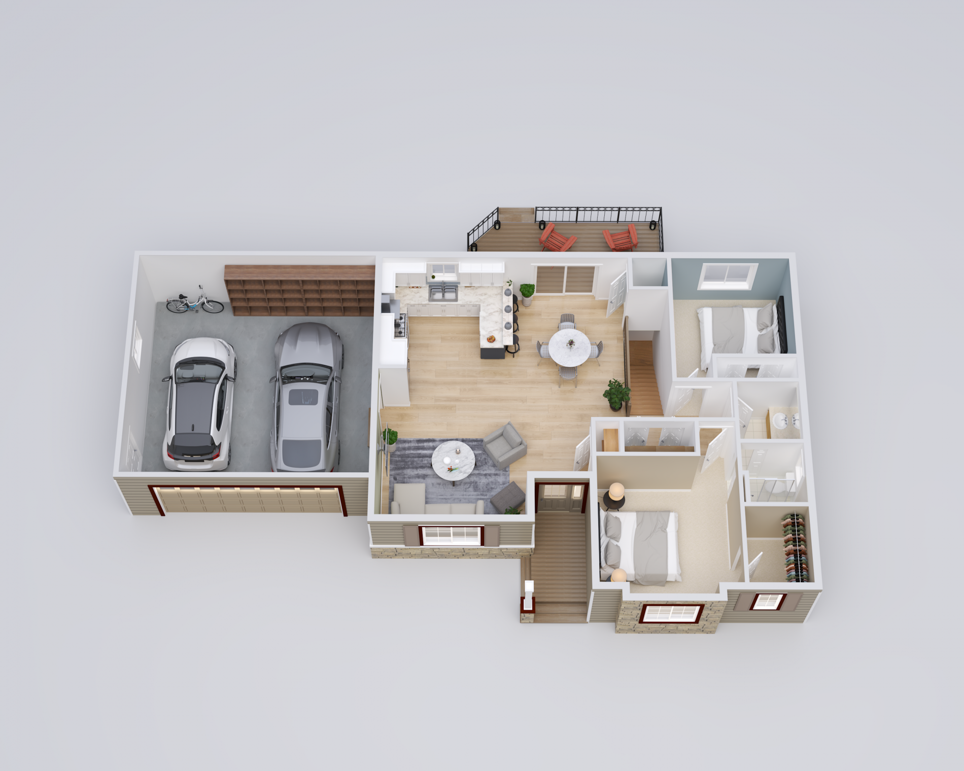 Newbridge 3D Main Floor Plan