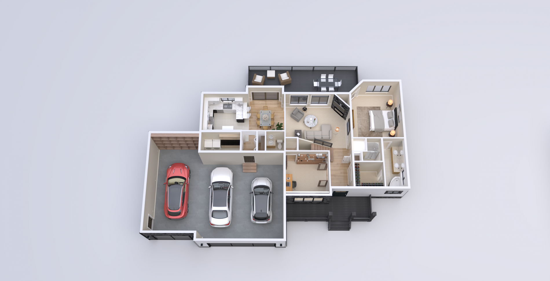 Boulder Ridge 3D Main Floor Plan