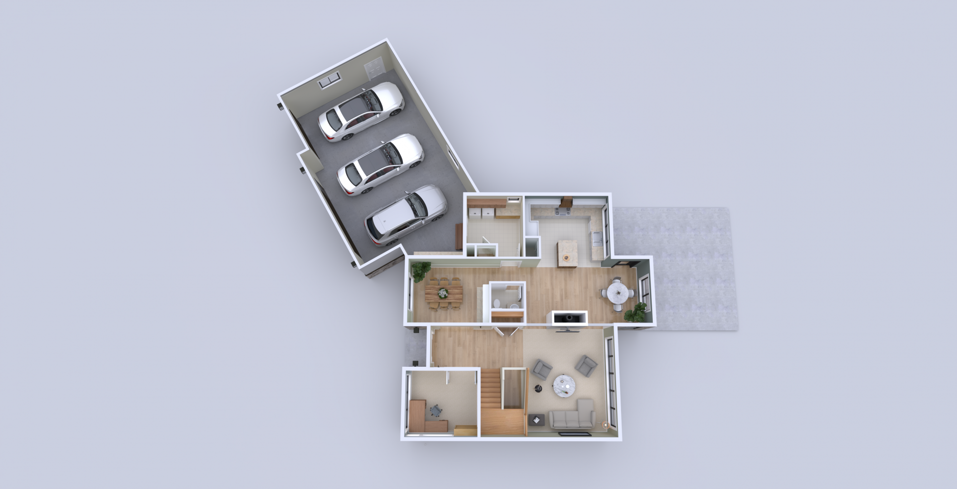 Camden 3D Main Floor Plan