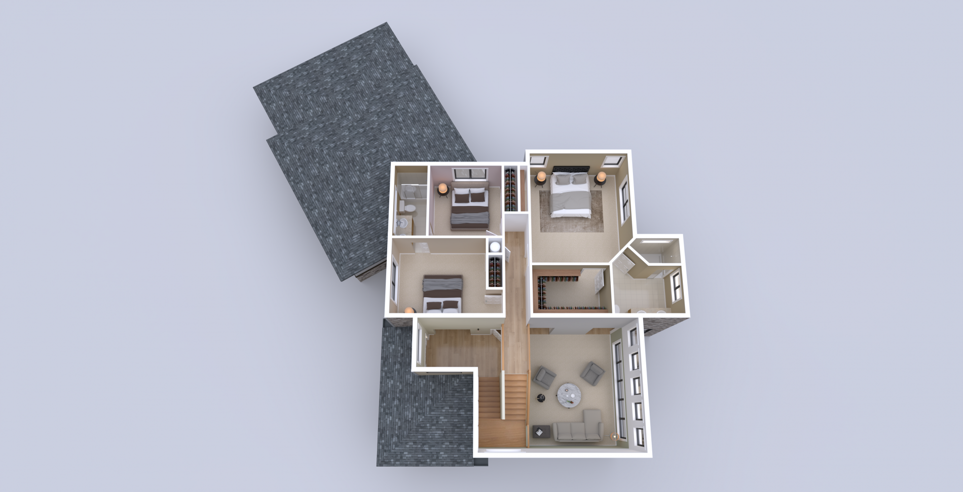 Camden 3D 2nd Floor Plan