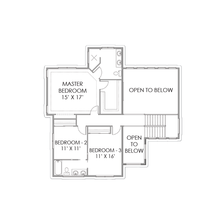 Camden 2nd Story Floor Plan
