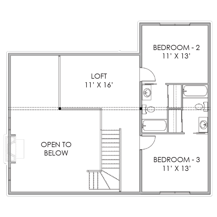 Dakota Meadows 2nd Story Floor Plan