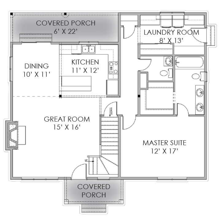 Dakota Meadows Main Floor Plan
