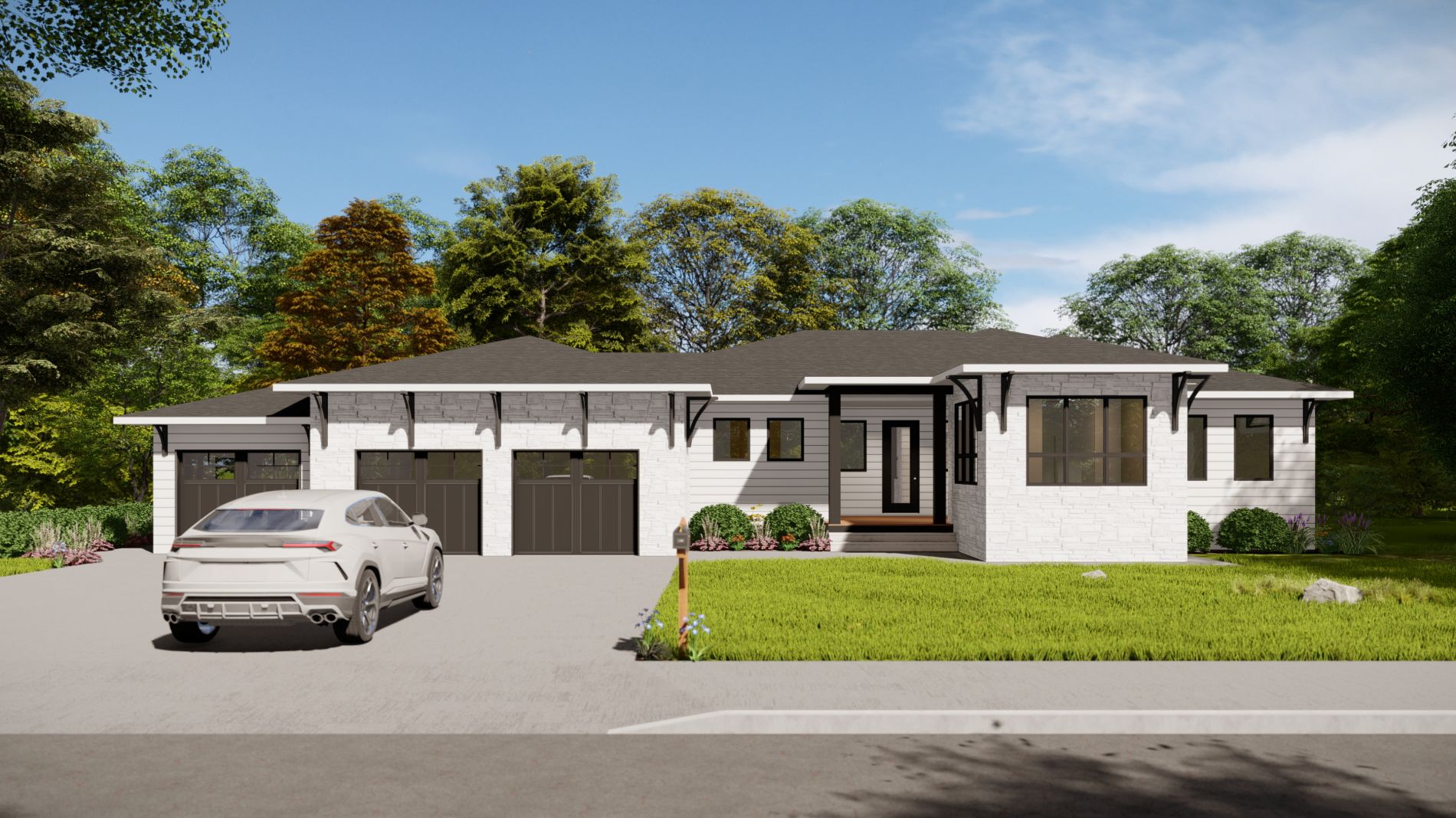 Grand Manor One Story Legacy House Plan
