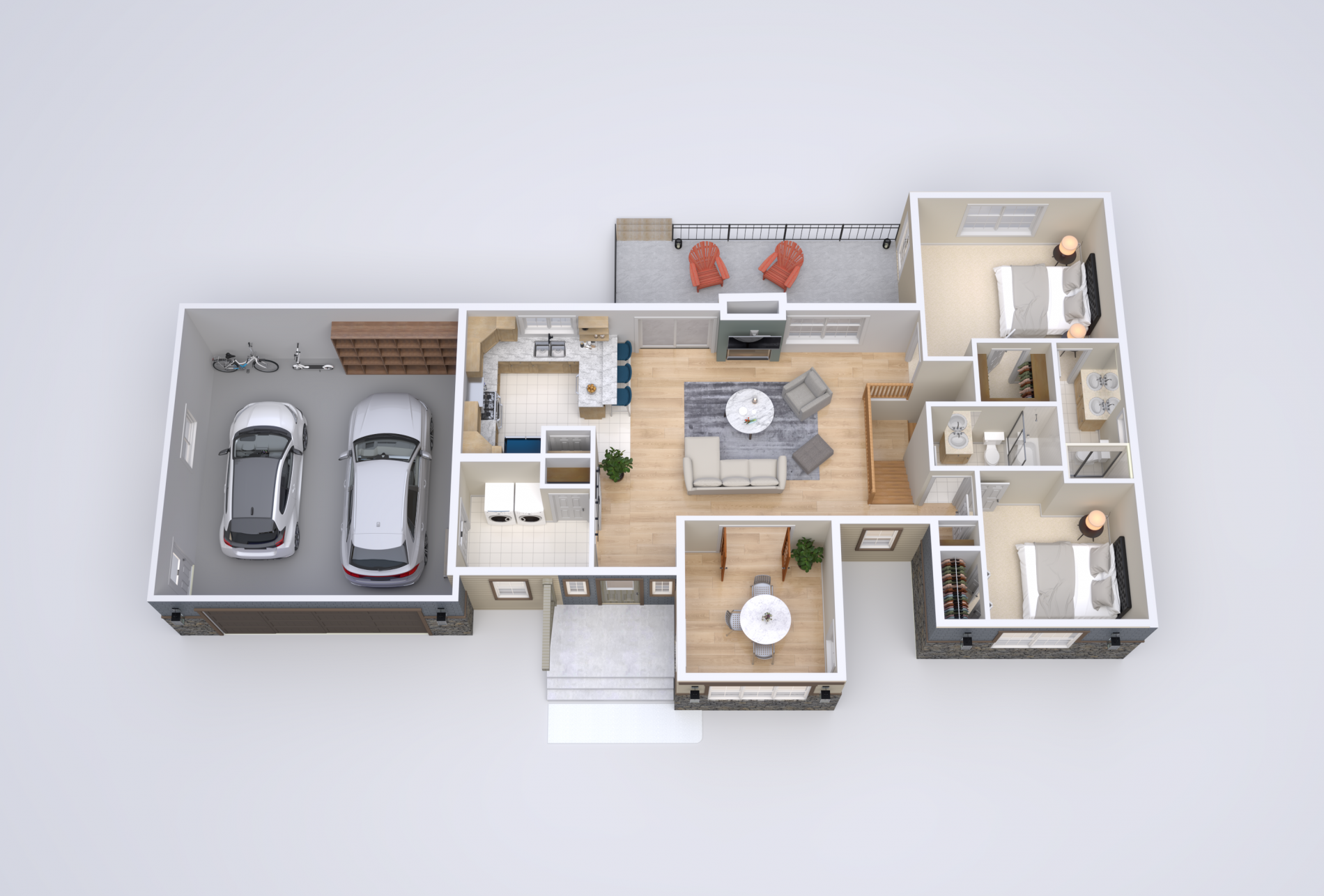 Lancaster 3D Floor Plan