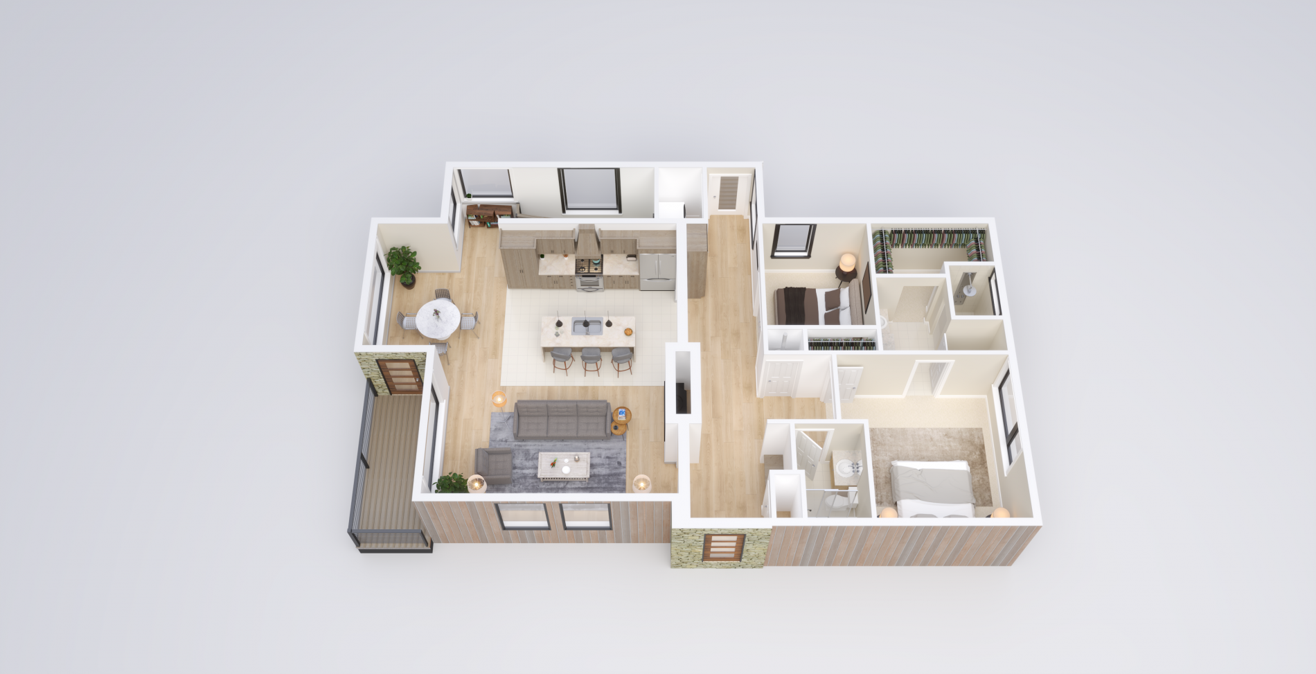 North Shores 3D Floor Plan