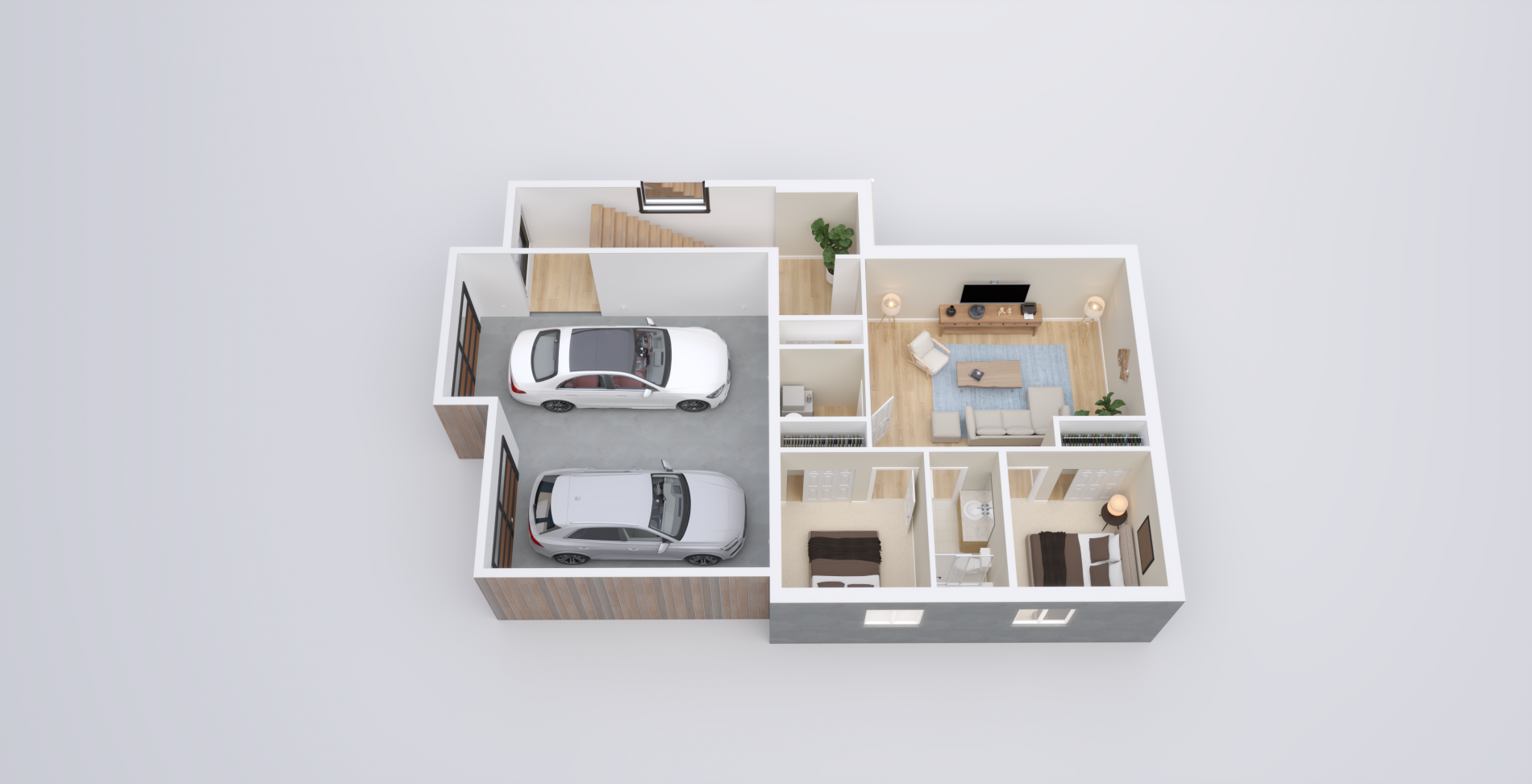 North Shores 3D Main Floor Plan