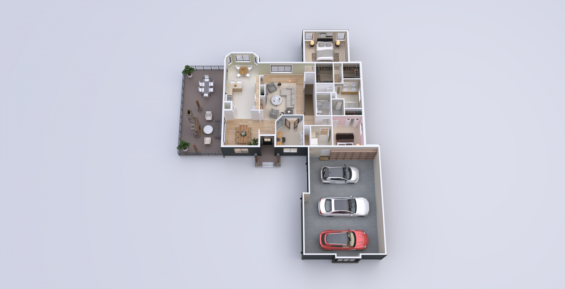 Roosevelt 3D Floor Plan