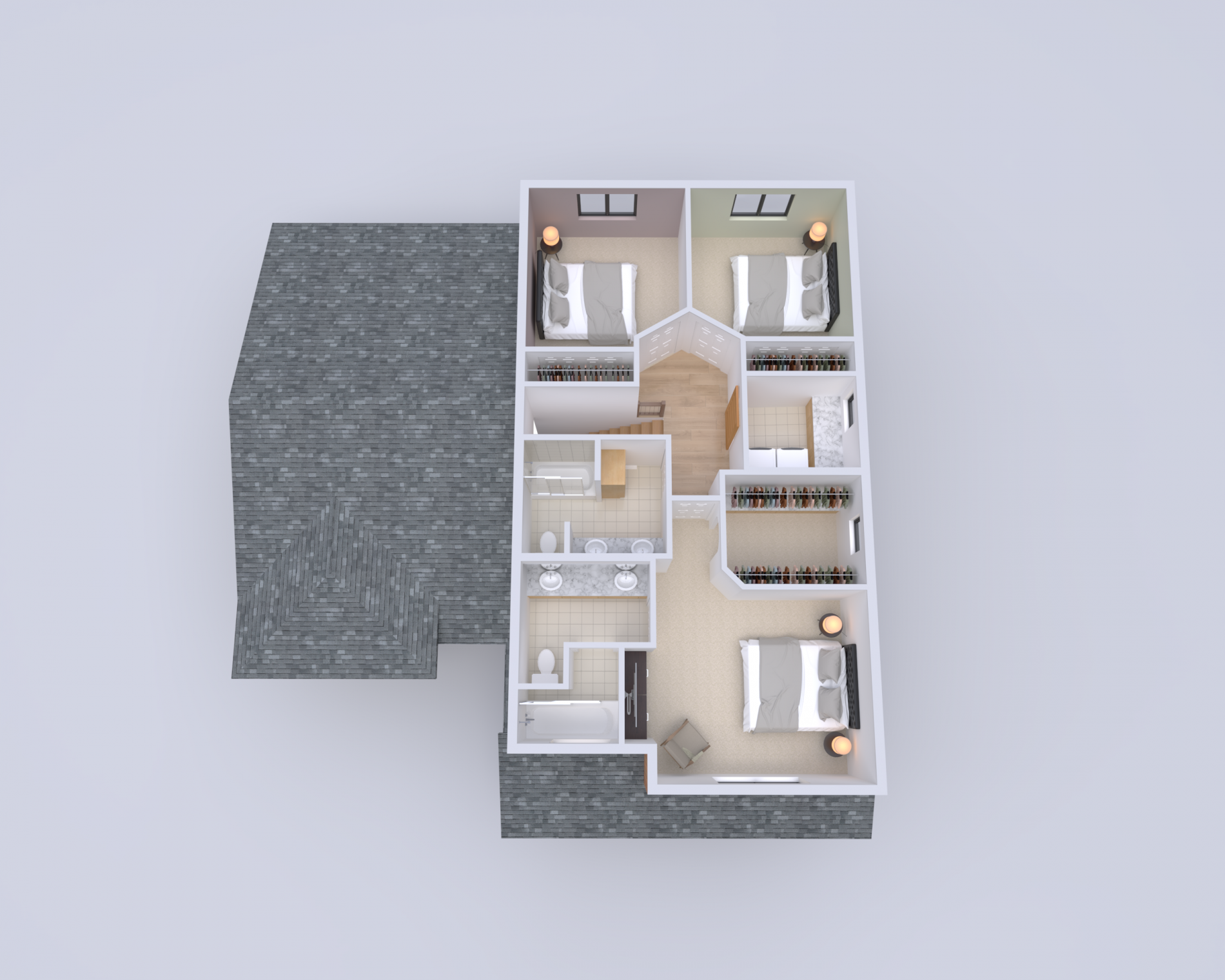Bradley 3D 2nd Floor Plan