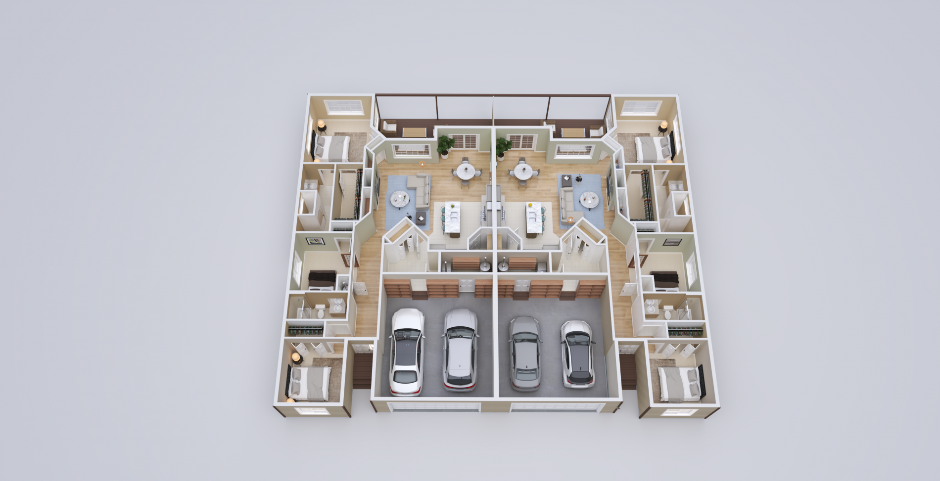 Twin Peaks 3D Floor Plan