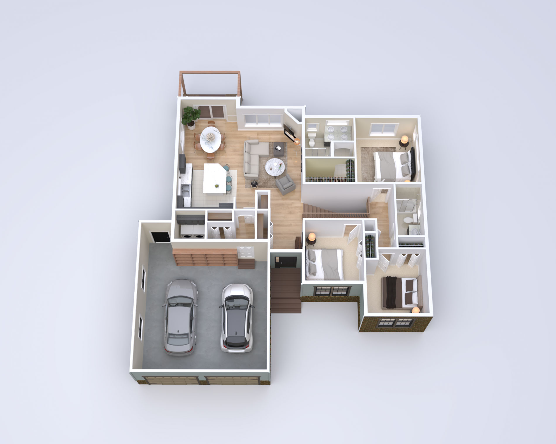 Willow Creek 3D Floor Plan