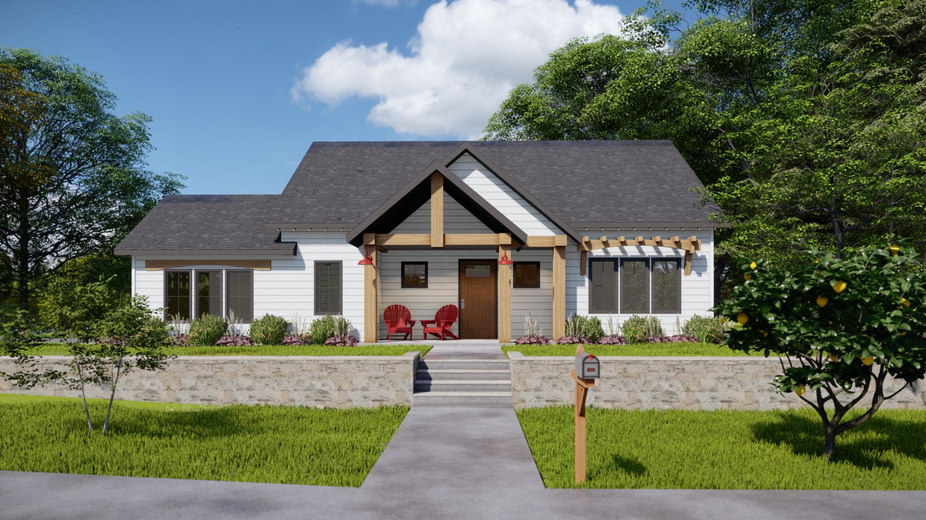 Teton Front Exterior